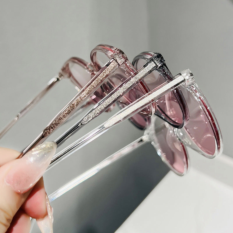 Venta al por mayor PC Gradient Blush Ladies Gafas de sol